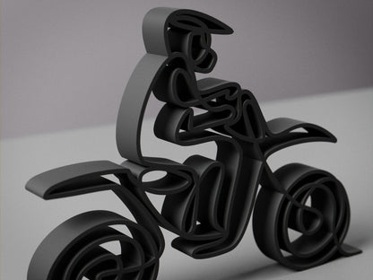 Anatolian Gift BoxDirtbiker - Customized Line Art Figure