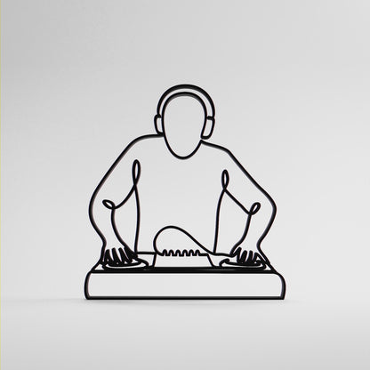 Anatolian Gift BoxDJ - Customized Line Art Figure