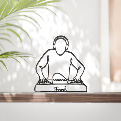Anatolian Gift BoxDJ - Customized Line Art Figure