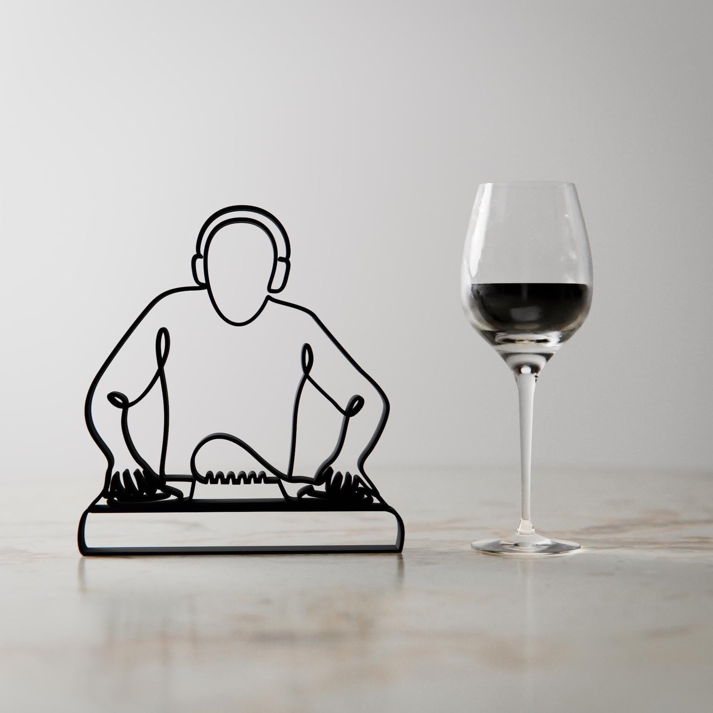 Anatolian Gift BoxDJ - Customized Line Art Figure