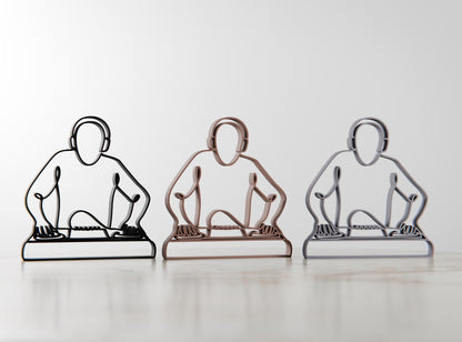 Anatolian Gift BoxDJ - Customized Line Art Figure