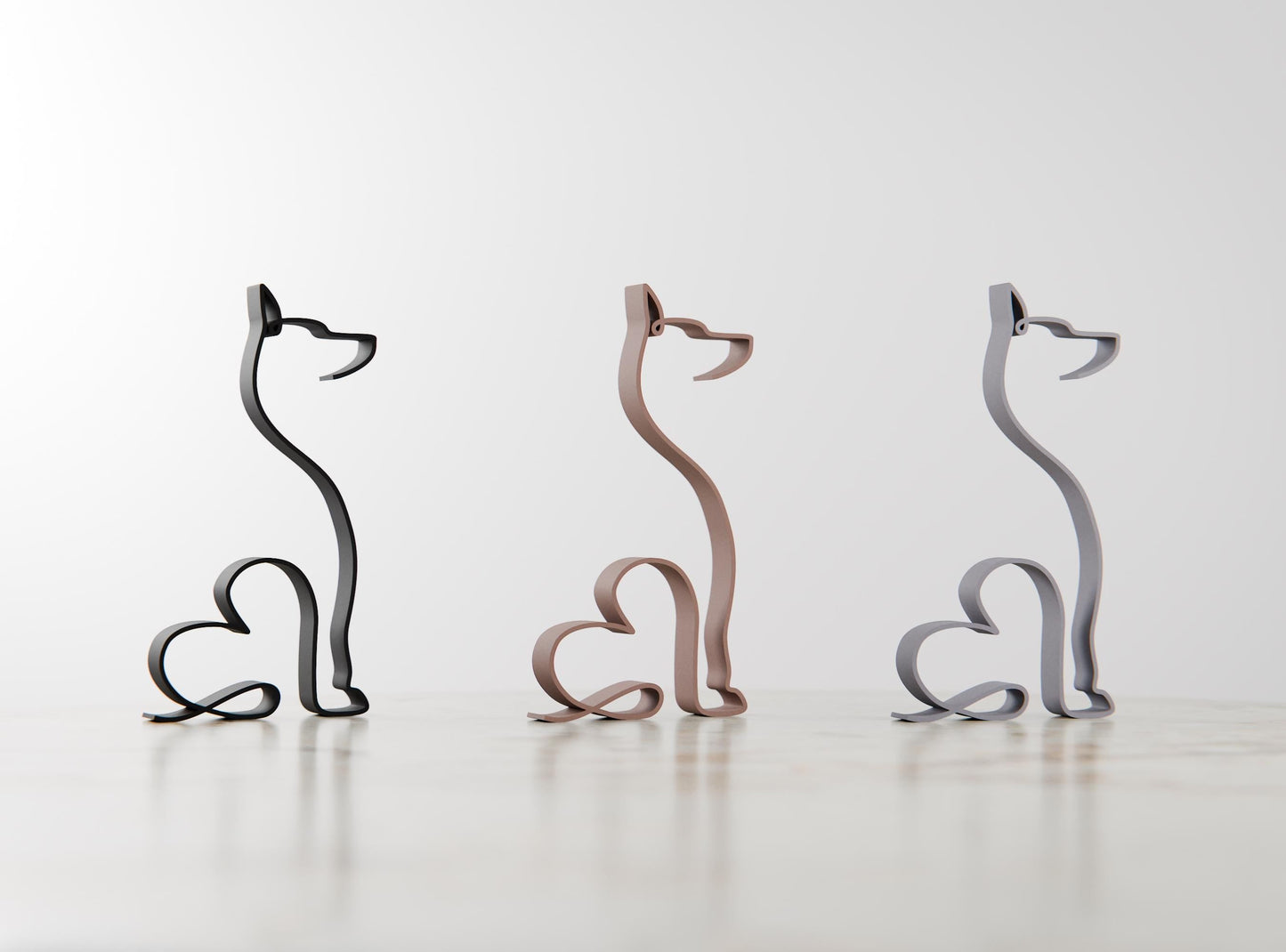 Anatolian Gift BoxDoberman Dog 21 - Line Art Figure