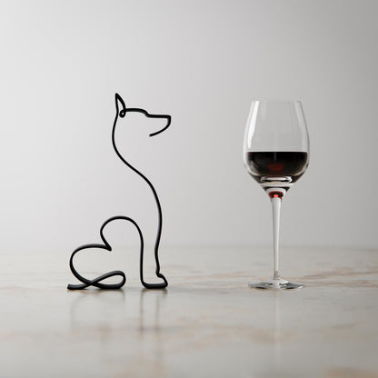 Anatolian Gift BoxDoberman Dog 21 - Line Art Figure