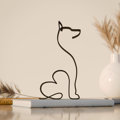 Anatolian Gift BoxDoberman Dog 21 - Line Art Figure