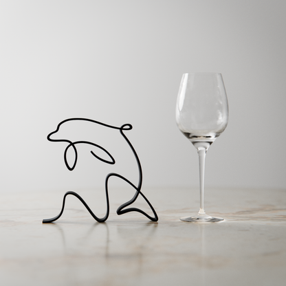 Dolphin - Line Art Figure