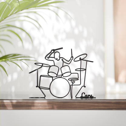 Anatolian Gift BoxDrummer - Customized Line Art Figure