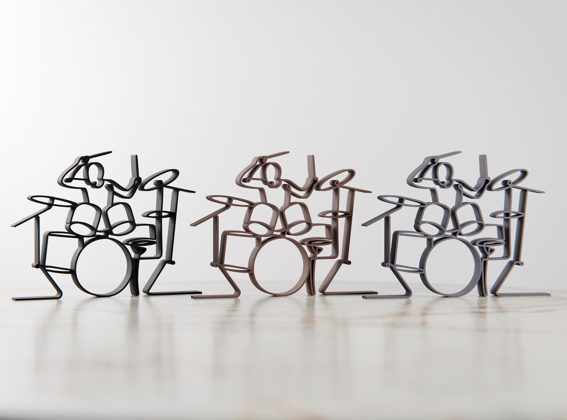 Anatolian Gift BoxDrummer - Customized Line Art Figure