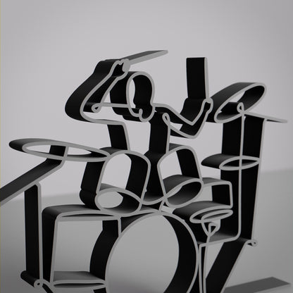 Anatolian Gift BoxDrummer - Customized Line Art Figure