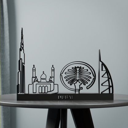 Anatolian Gift BoxDubai Cityscape - Line Art Figure