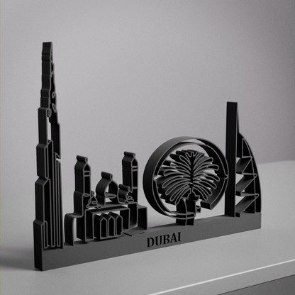 Anatolian Gift BoxDubai Cityscape - Line Art Figure