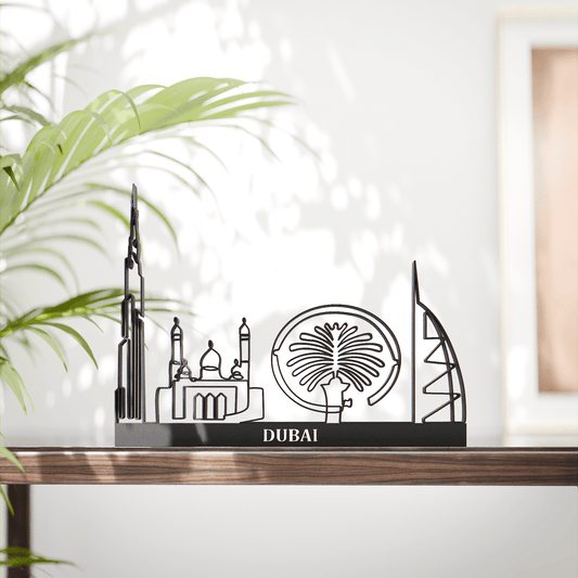 Anatolian Gift BoxDubai Cityscape - Line Art Figure