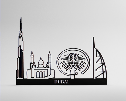 Anatolian Gift BoxDubai Cityscape - Line Art Figure
