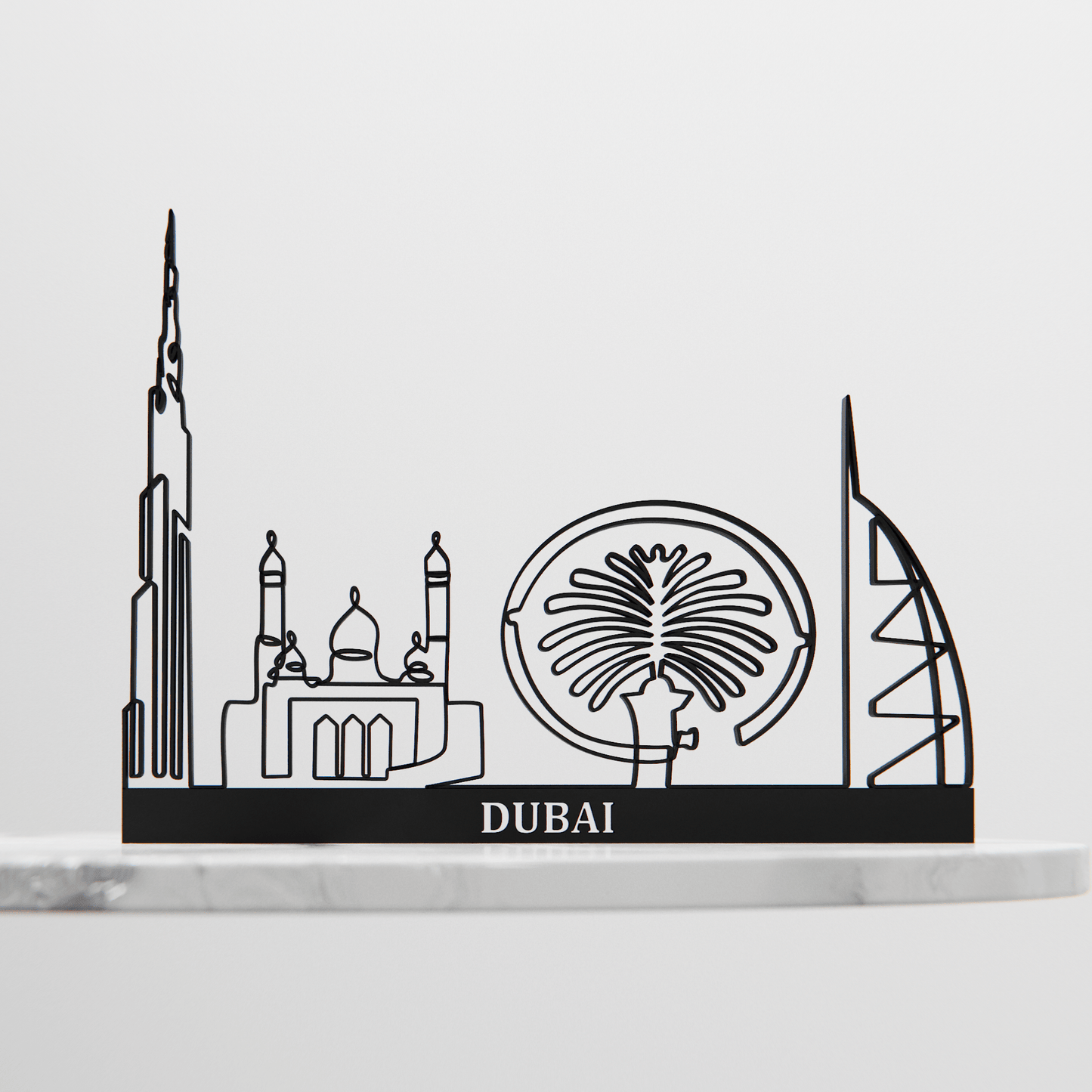 Anatolian Gift BoxDubai Cityscape - Line Art Figure