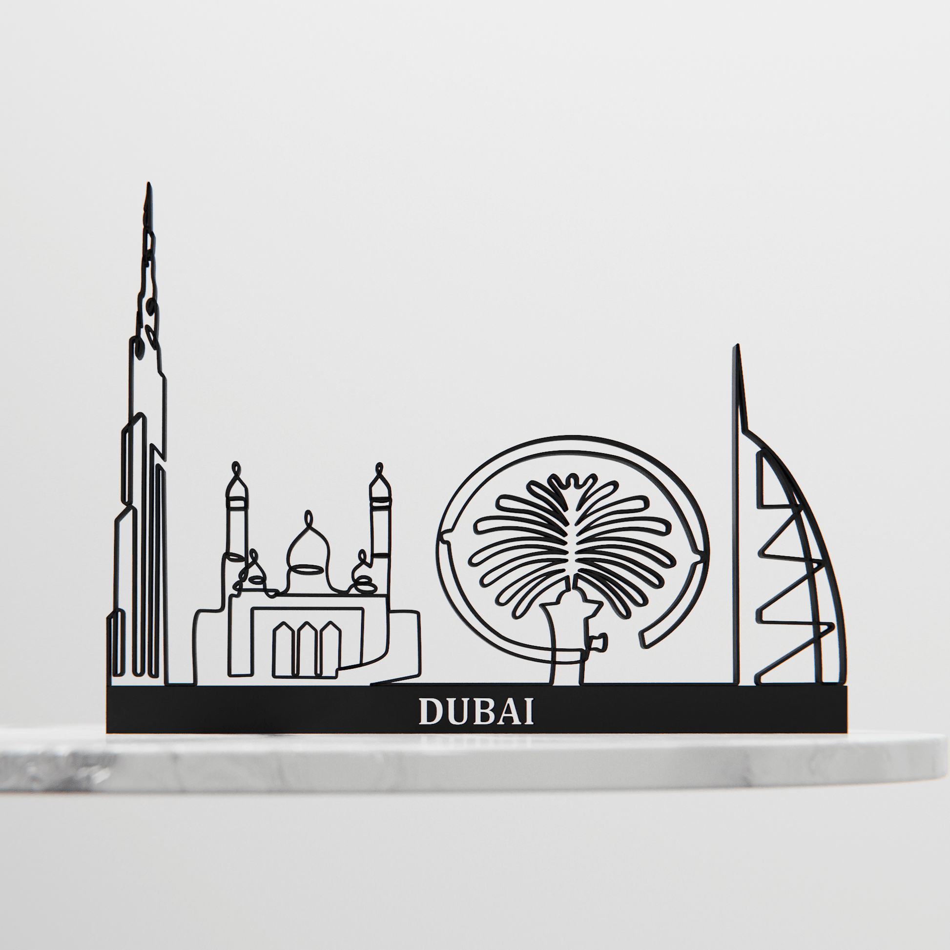 Anatolian Gift BoxDubai Cityscape - Line Art Figure
