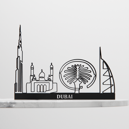 Anatolian Gift BoxDubai Cityscape - Line Art Figure