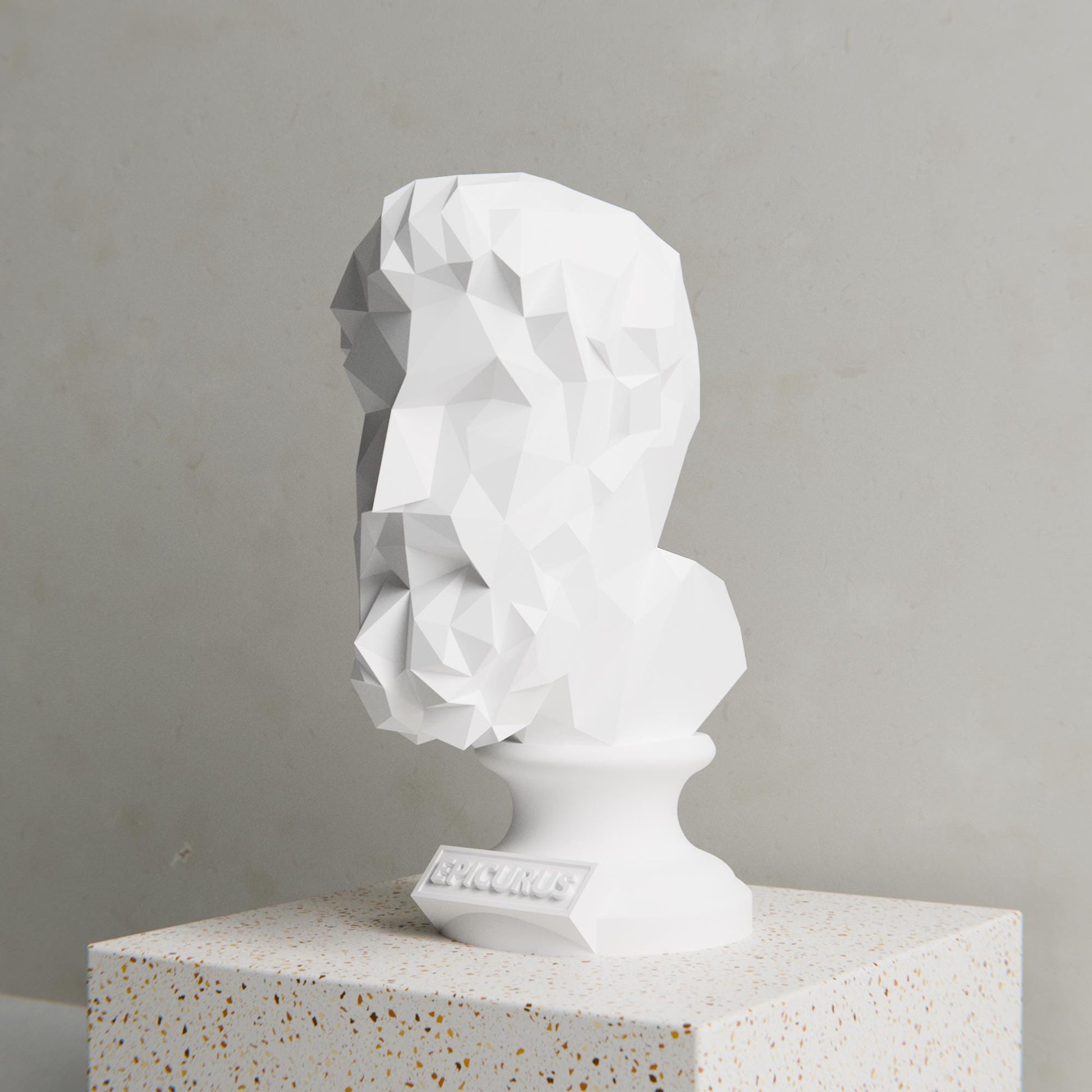 Anatolian Gift BoxEpicurus - Low Poly Bust
