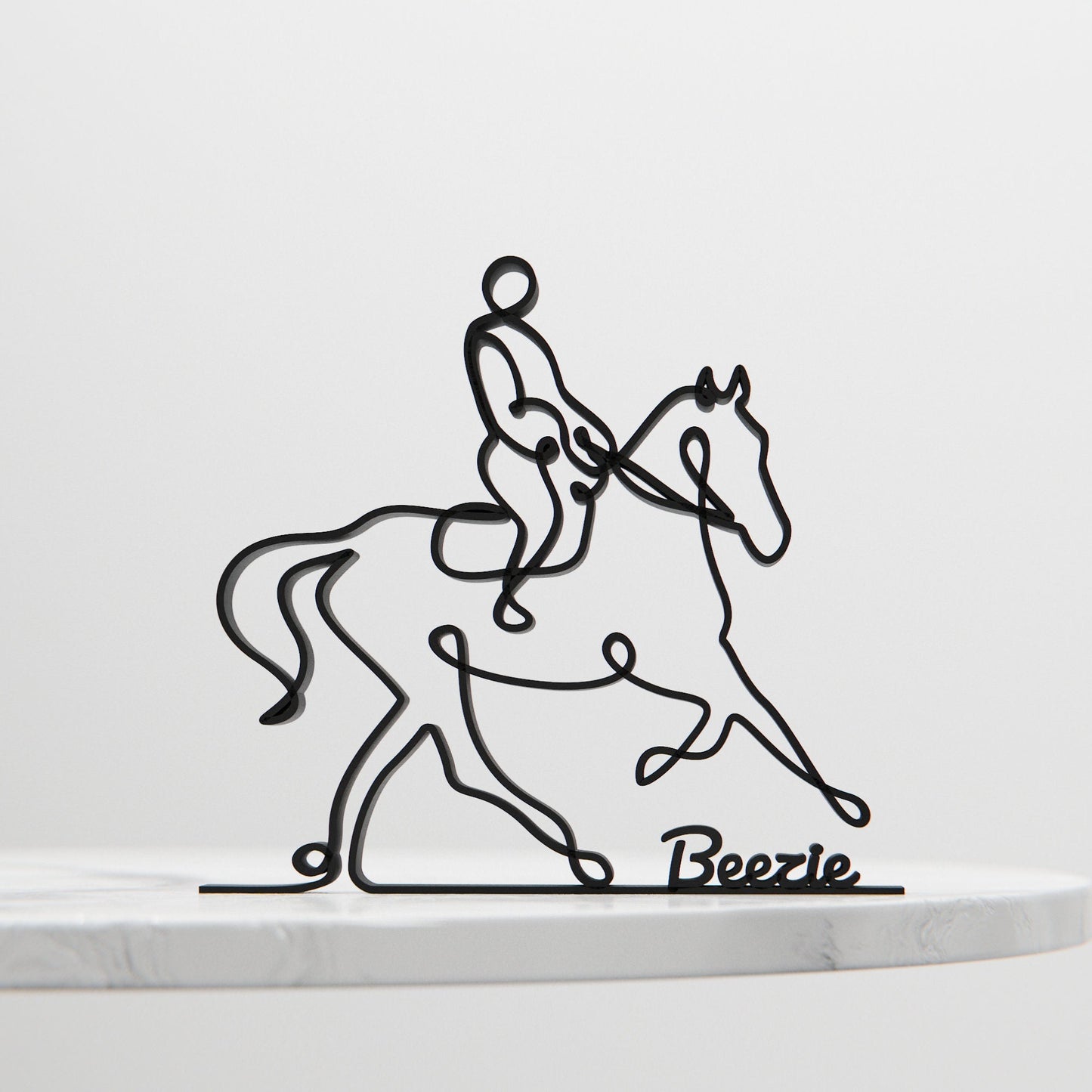 Anatolian Gift BoxEquestrian - Customized Line Art Figure