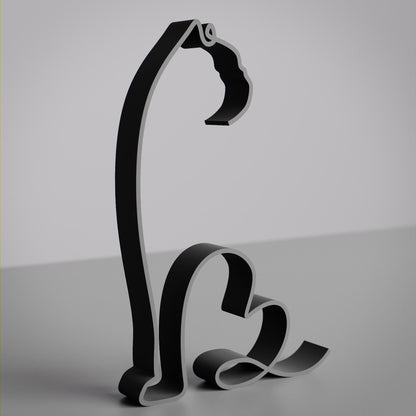 Anatolian Gift BoxExotic Shorthair Cat 07 - Line Art Figure