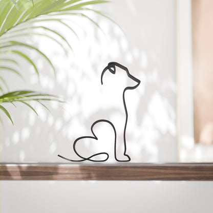 Japanese Terrier Dog 25 - Line Art Figure