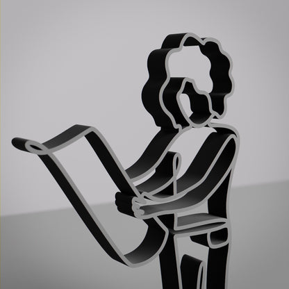 Anatolian Gift BoxFemale Architect - Customized Line Art Figure