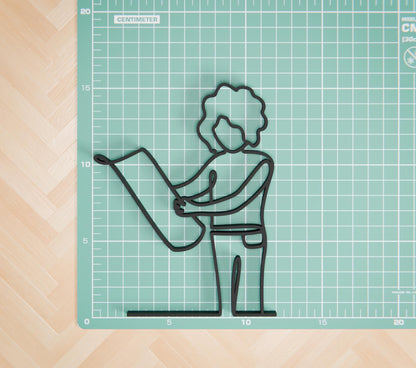 Anatolian Gift BoxFemale Architect - Customized Line Art Figure