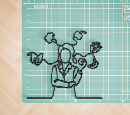 Anatolian Gift BoxFemale Dietitian - Customized Line Art Figure