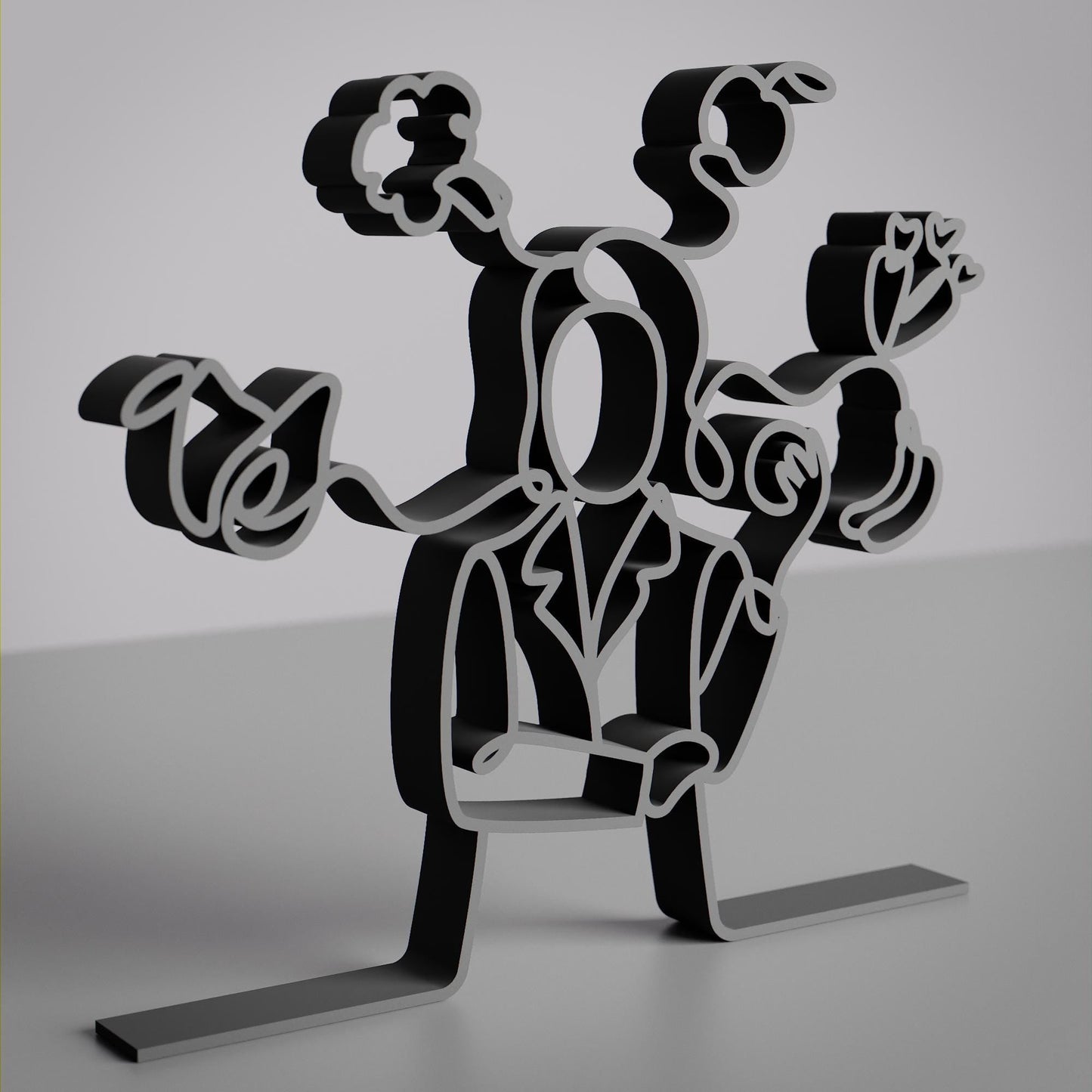 Anatolian Gift BoxFemale Dietitian - Customized Line Art Figure