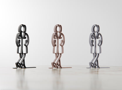 Anatolian Gift BoxFemale Doctor - Customized Line Art Figure