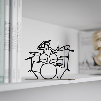 Anatolian Gift BoxFemale Drummer - Customized Line Art Figure