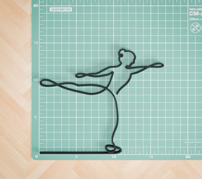 Anatolian Gift BoxFemale Figure Skater - Customized Line Art Figure