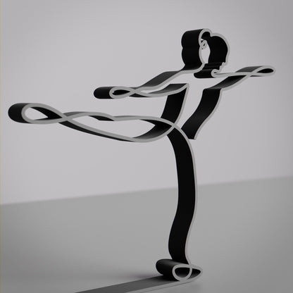 Anatolian Gift BoxFemale Figure Skater - Customized Line Art Figure