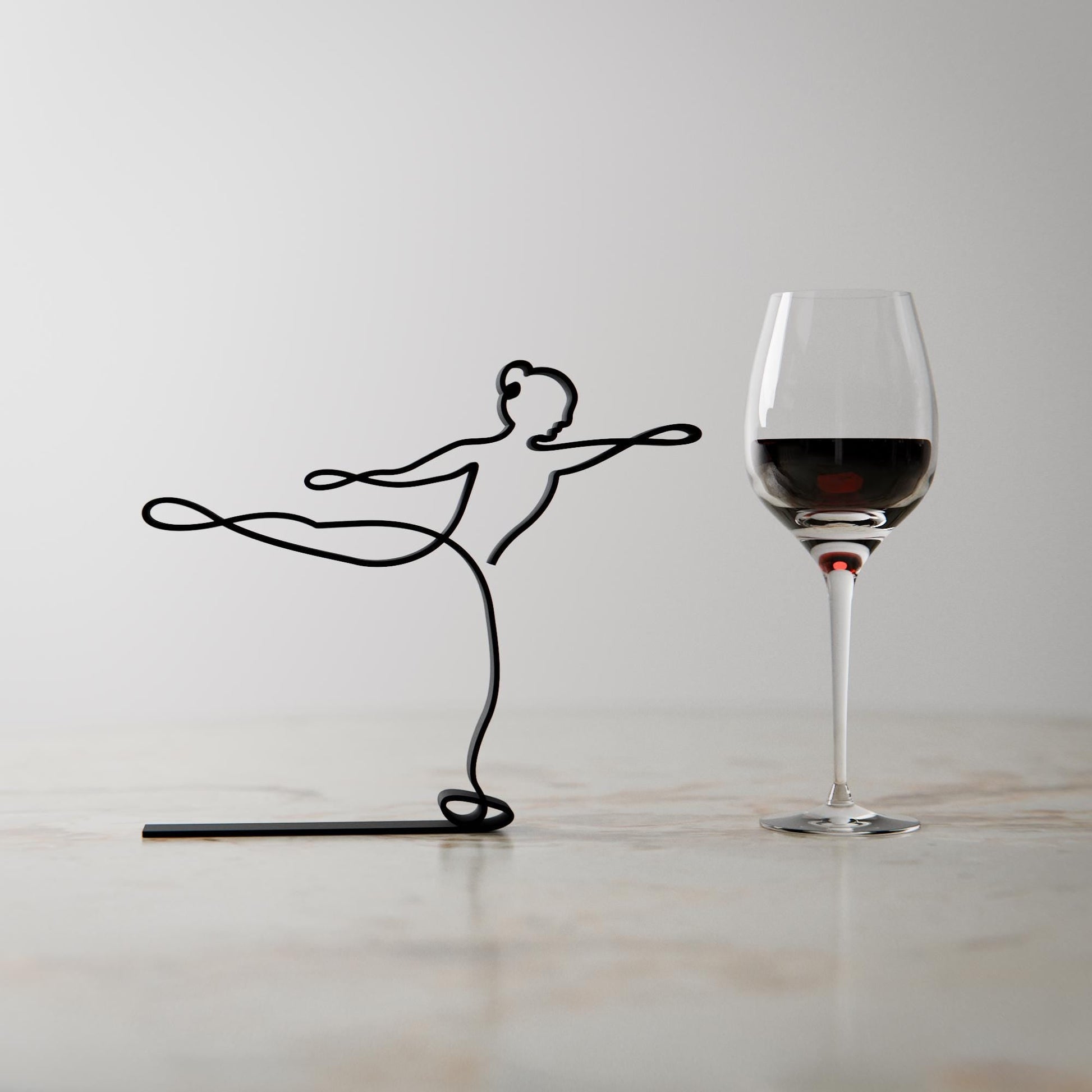 Anatolian Gift BoxFemale Figure Skater - Customized Line Art Figure