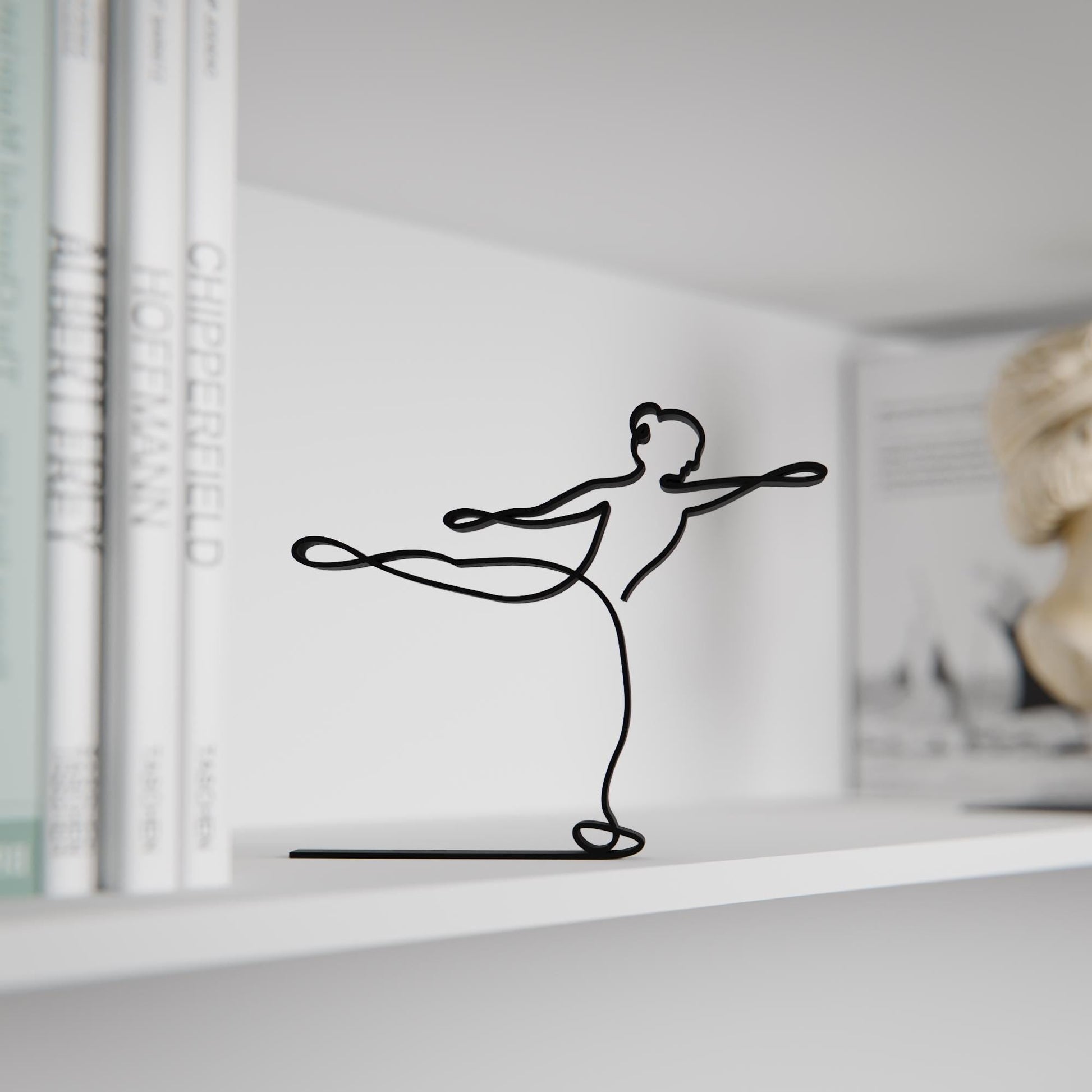 Anatolian Gift BoxFemale Figure Skater - Customized Line Art Figure