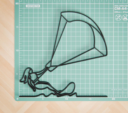 Anatolian Gift BoxFemale Kite Surfer - Customized Line Art Figure