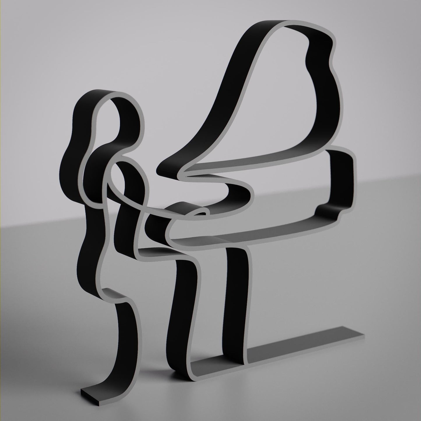 Anatolian Gift BoxFemale Pianist - Customized Line Art Figure