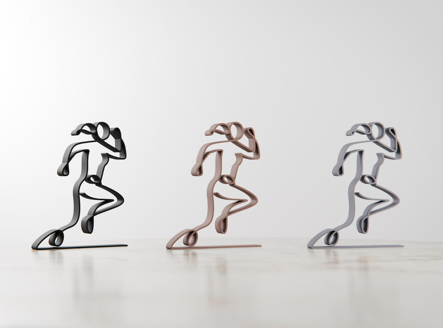 Anatolian Gift BoxFemale Runner - Customized Line Art Figure