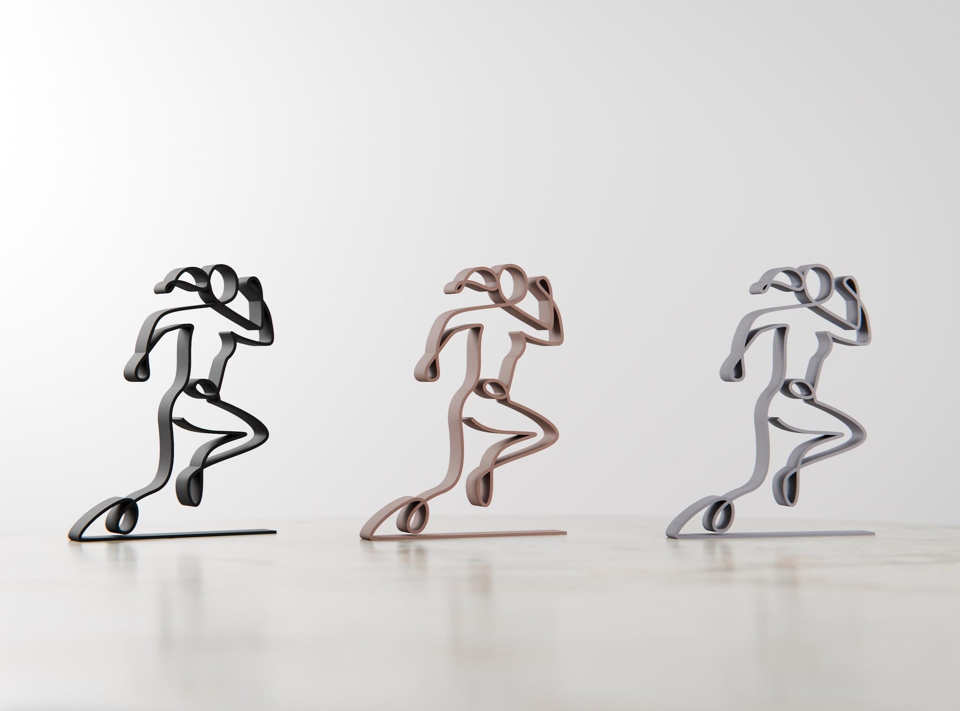 Anatolian Gift BoxFemale Runner - Customized Line Art Figure