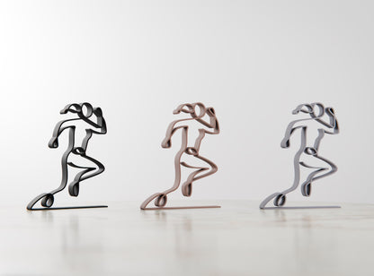 Anatolian Gift BoxFemale Runner - Customized Line Art Figure