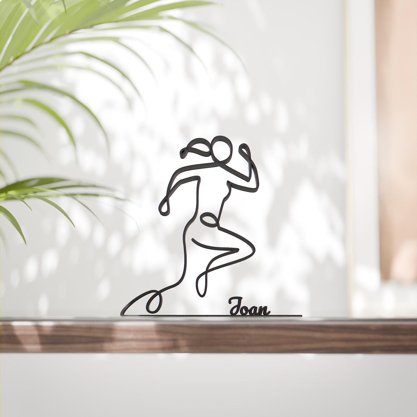 Anatolian Gift BoxFemale Runner - Customized Line Art Figure