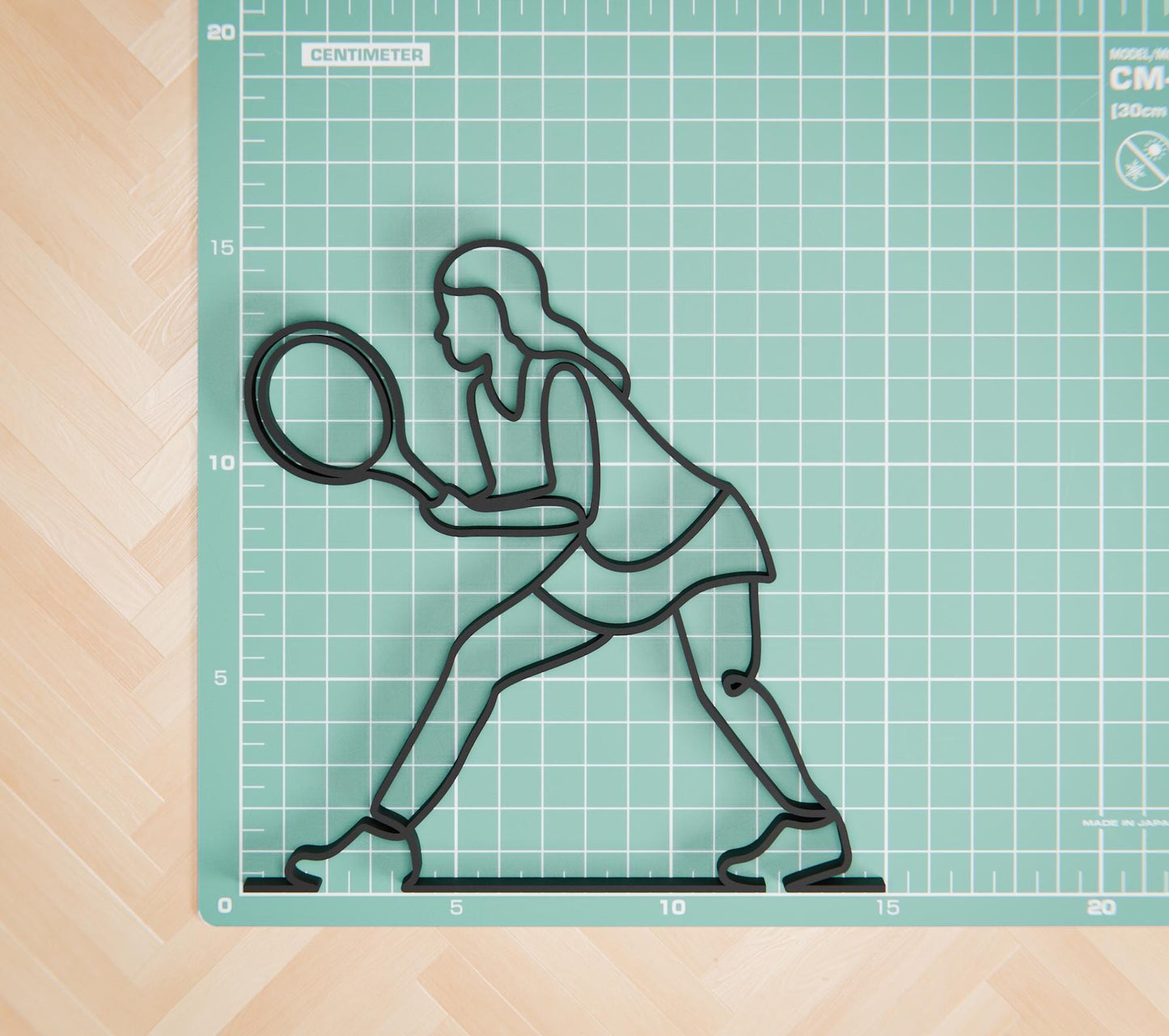 Anatolian Gift BoxFemale Tennis Player - Customized Line Art Figure