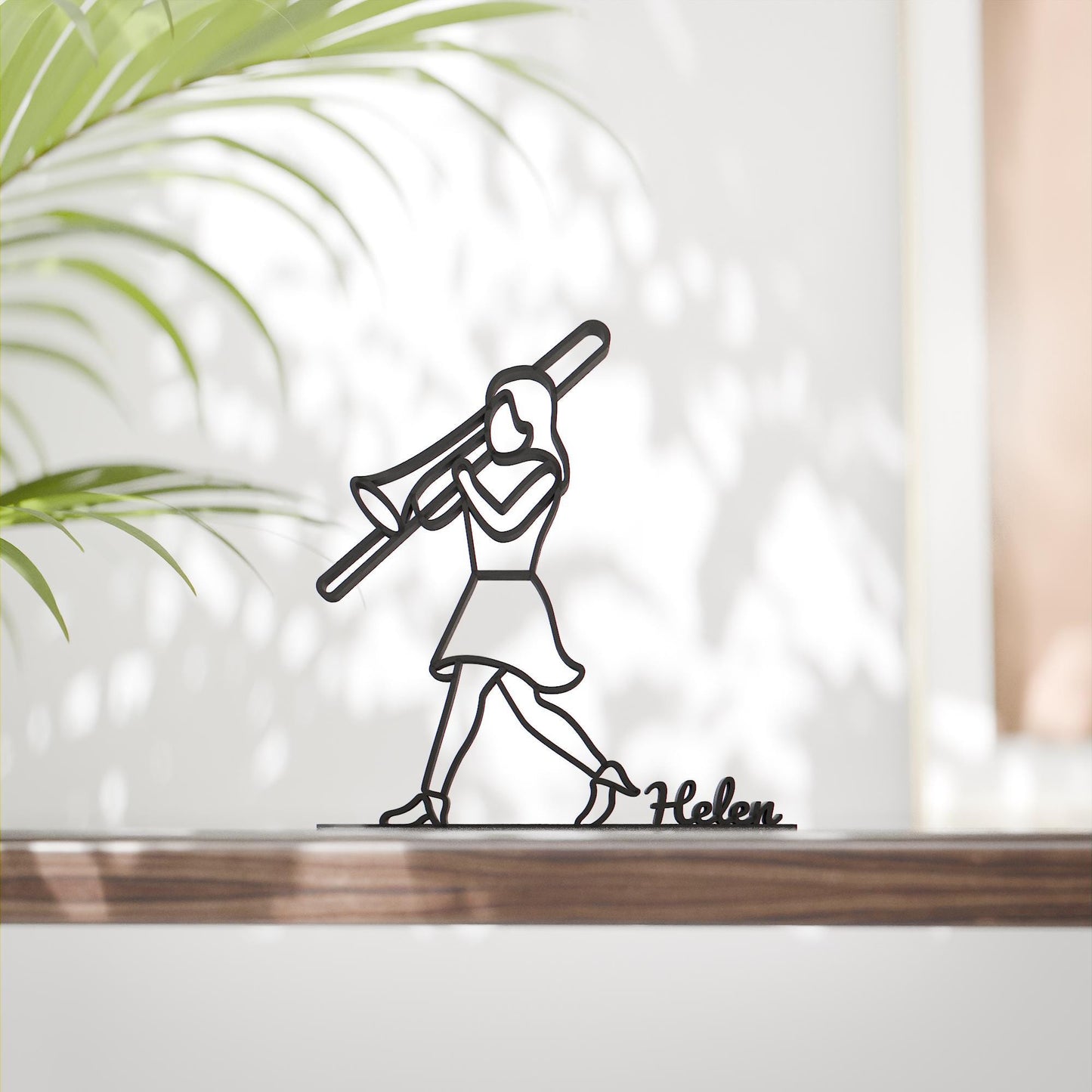 Anatolian Gift BoxFemale Trombone Player - Customized Line Art Figure