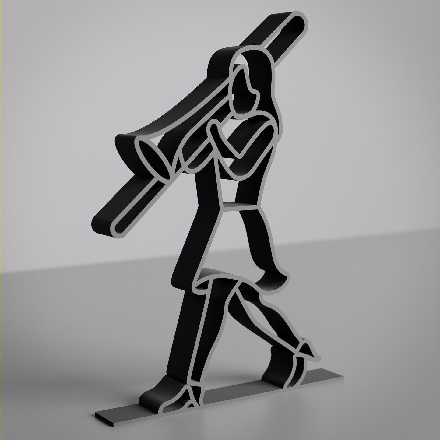 Anatolian Gift BoxFemale Trombone Player - Customized Line Art Figure