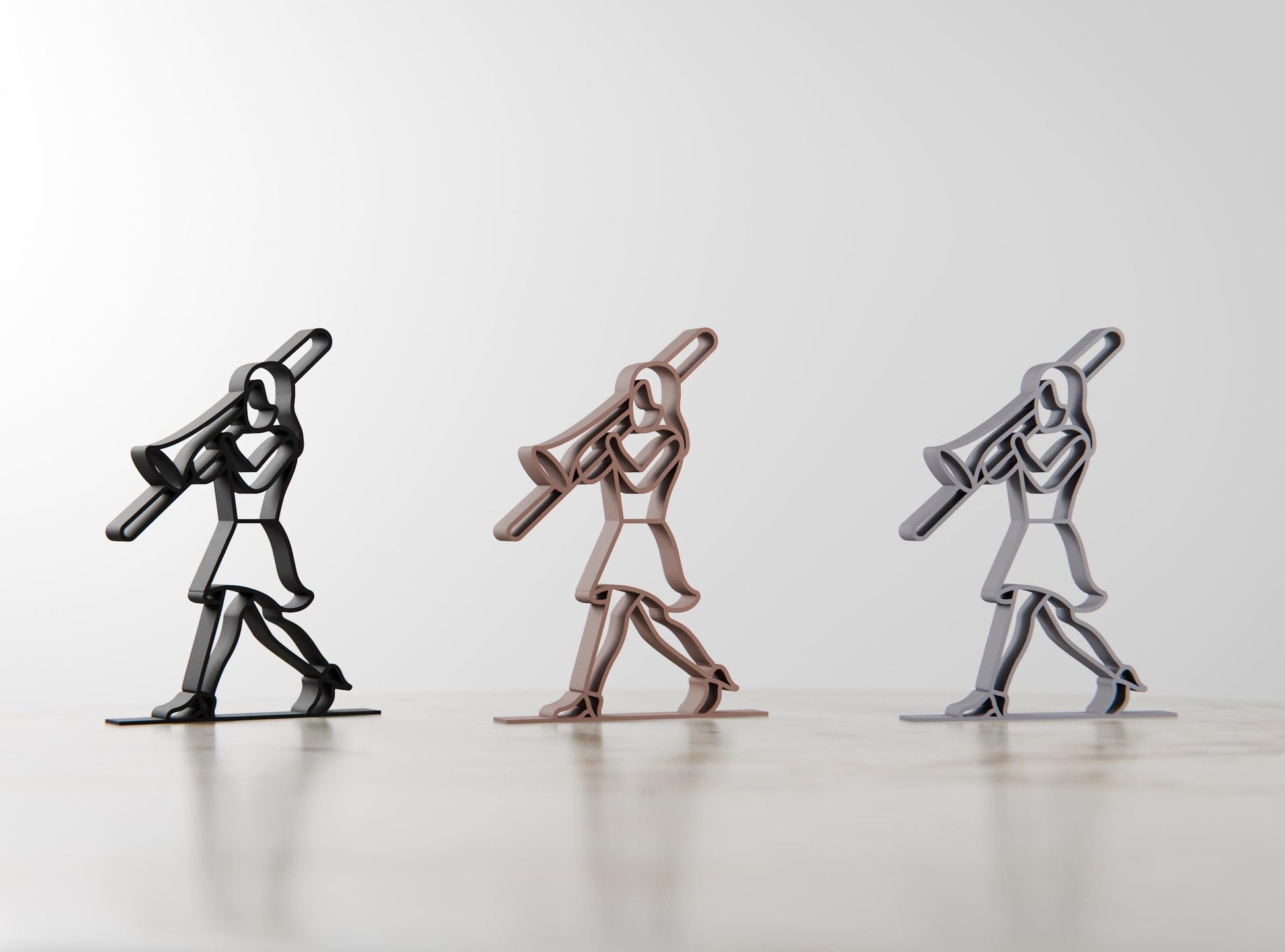 Anatolian Gift BoxFemale Trombone Player - Customized Line Art Figure