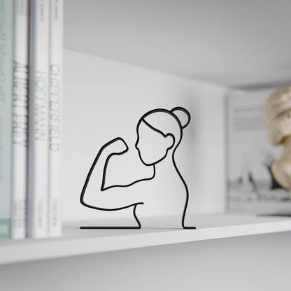 Anatolian Gift BoxFeminist/We Can Do It - Customized Line Art Figure