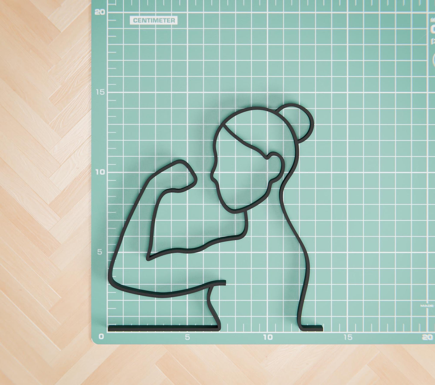 Anatolian Gift BoxFeminist/We Can Do It - Customized Line Art Figure