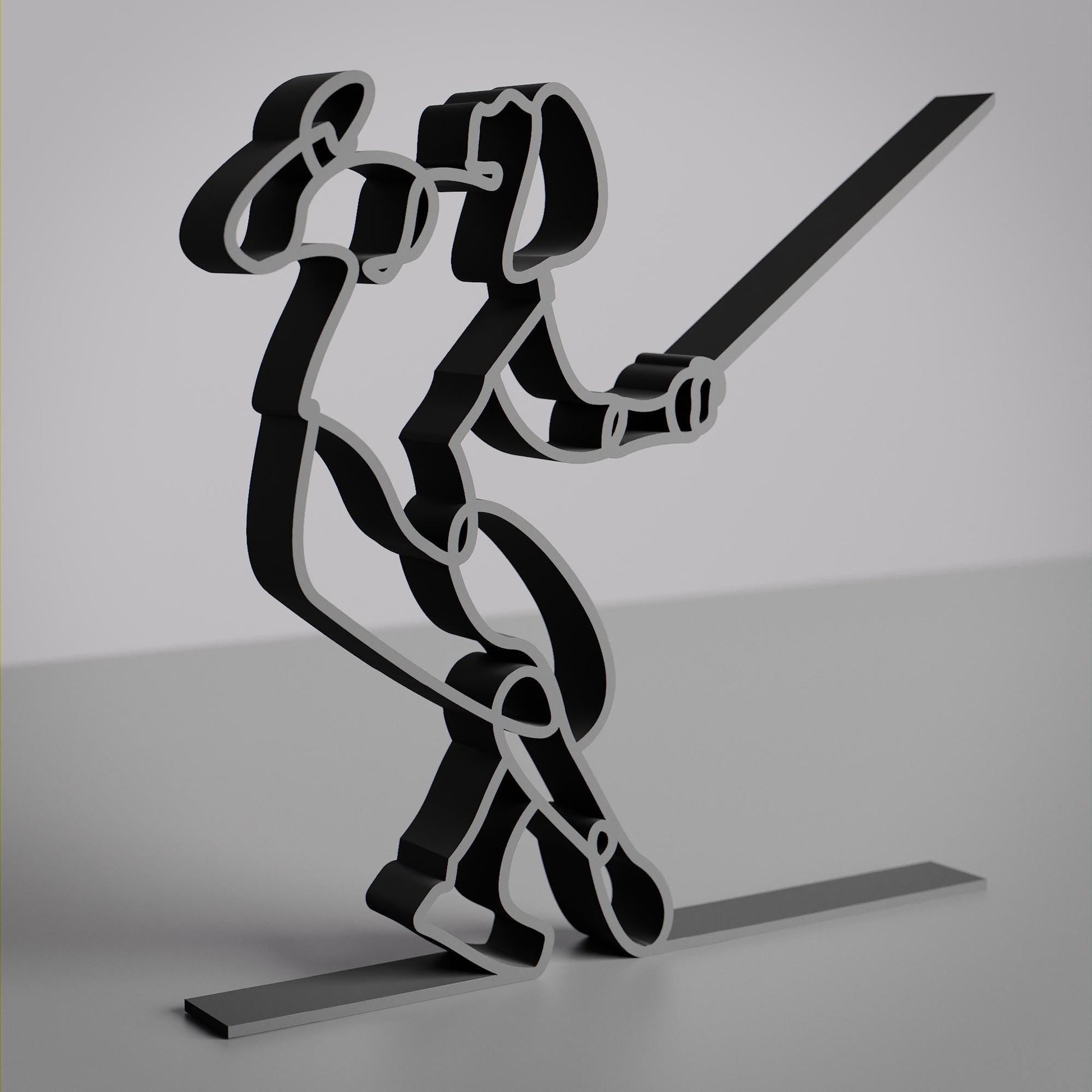 Anatolian Gift BoxFencer - Customized Line Art Figure