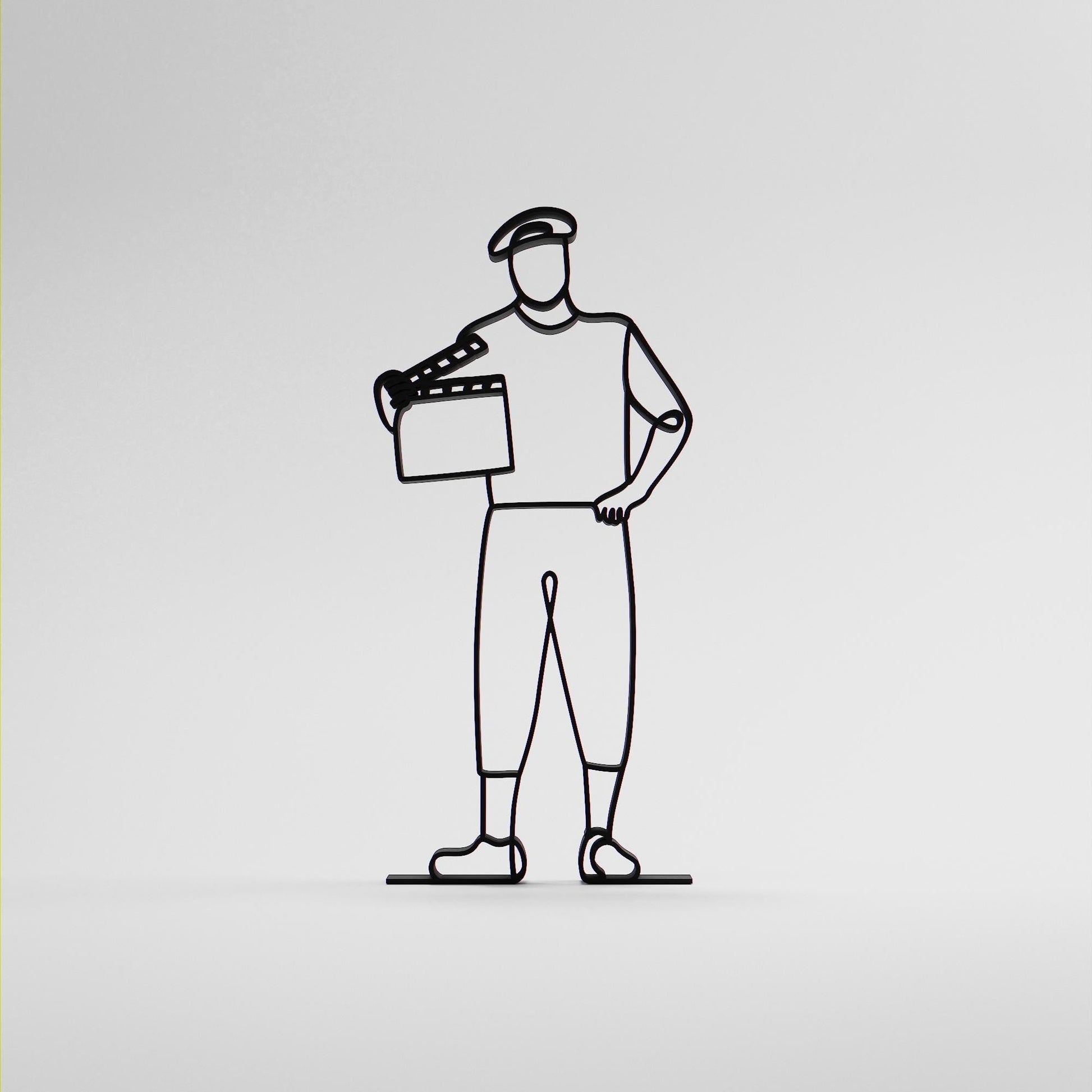 Anatolian Gift BoxFilm Director - Customized Line Art Figure