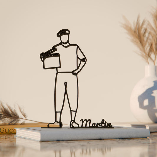 Anatolian Gift BoxFilm Director - Customized Line Art Figure