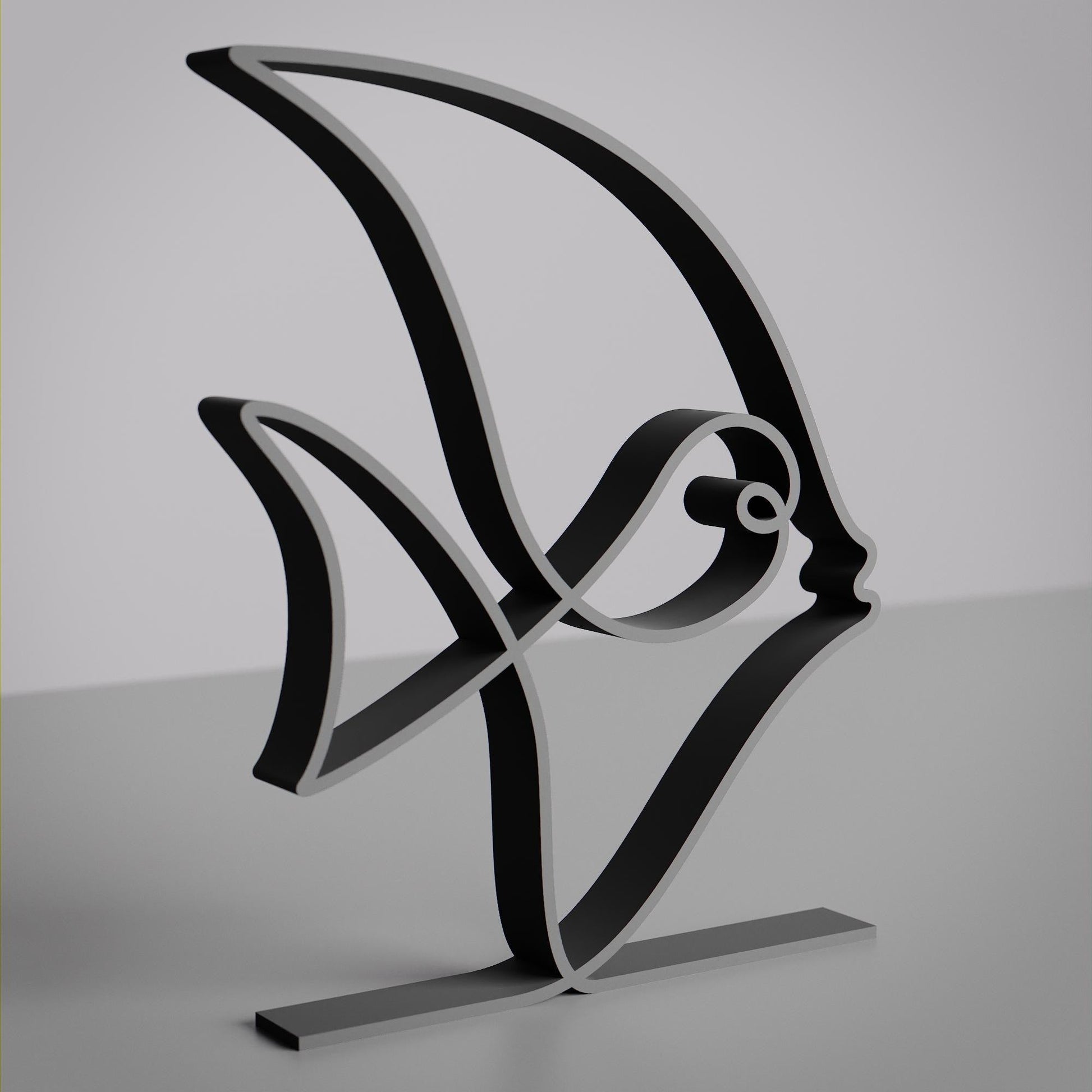 Anatolian Gift BoxFish - Line Art Figure