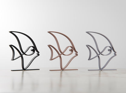 Anatolian Gift BoxFish - Line Art Figure